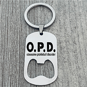 Pickleball Keychain - Obsessive Pickleball Disorder