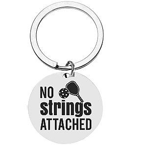 Pickleball Keychain - No Strings Attached