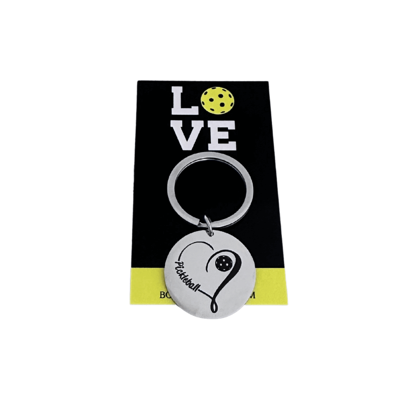 Love Pickleball Keychain