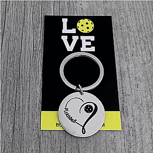 Love Pickleball Keychain
