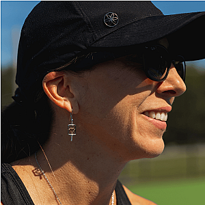 Pickleball Heart Dangle Earrings