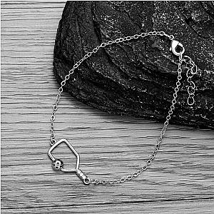Pickleball Rhinestone Paddle Bracelet - Silver
