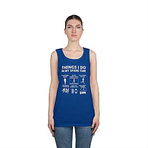 Things I Do In My Spare Time Running Tank | Funny Marathon Gift