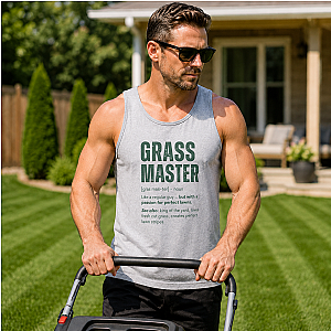 Grass Master Tank Top | Funny Lawn Care Definition Gift