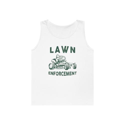 Lawn Enforcement Officer Tank Top | Funny Mowing Gift