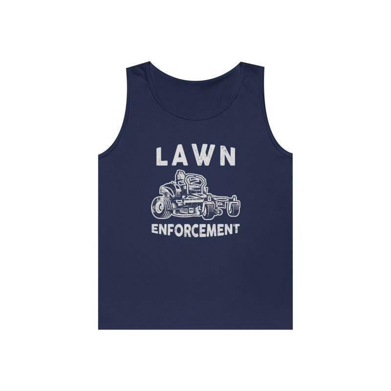 Lawn Enforcement Officer Tank Top | Funny Mowing Gift