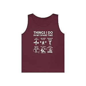Things I Do In My Spare Time Gym Tank | Funny Weightlifter Gift