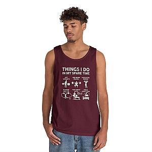 Things I Do In My Spare Time Gym Tank | Funny Weightlifter Gift