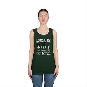 Things I Do In My Spare Time Gym Tank | Funny Weightlifter Gift