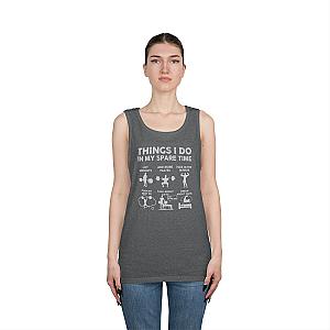 Things I Do In My Spare Time Gym Tank | Funny Weightlifter Gift