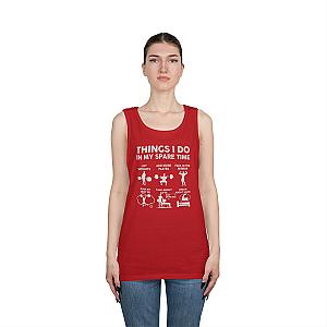 Things I Do In My Spare Time Gym Tank | Funny Weightlifter Gift
