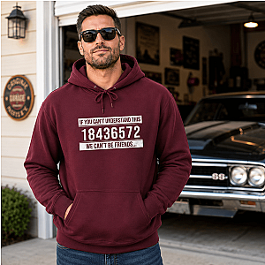 V8 Firing Order Hoodie | Muscle Car Gearhead Pullover