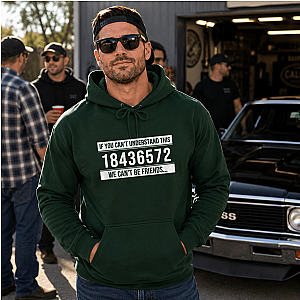 V8 Firing Order Hoodie | Muscle Car Gearhead Pullover
