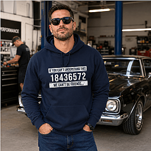 V8 Firing Order Hoodie | Muscle Car Gearhead Pullover