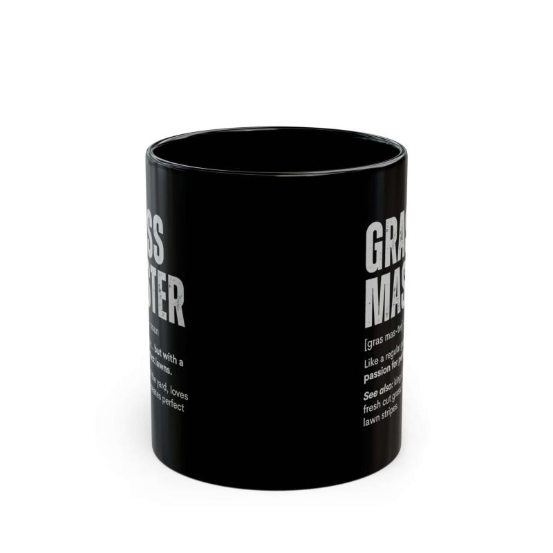 Grass Master Definition Mug | Funny Lawn Care Humor Cup
