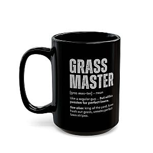 Grass Master Definition Mug | Funny Lawn Care Humor Cup