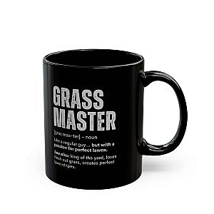 Grass Master Definition Mug | Funny Lawn Care Humor Cup