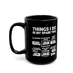 Camper Life Things I Do Mug | Funny RV Coffee Cup Gift