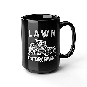 Lawn Enforcement Mug | Funny Lawn Mowing Humor Gift