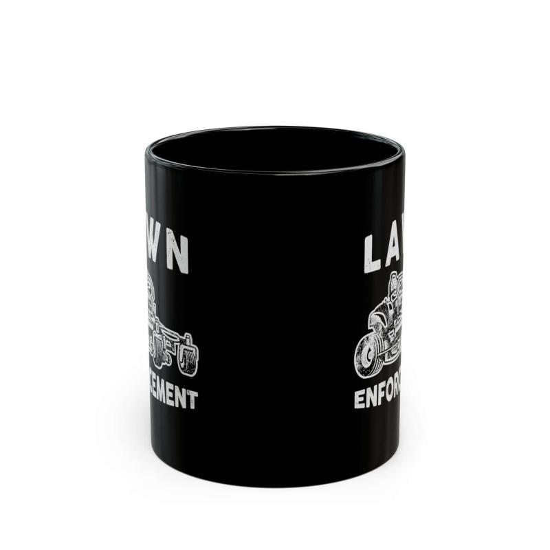 Lawn Enforcement Mug | Funny Lawn Mowing Humor Gift