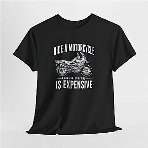 Adventure Motorcycle T-Shirt | Funny Rider Therapy Joke Tee