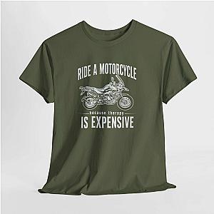 Adventure Motorcycle T-Shirt | Funny Rider Therapy Joke Tee