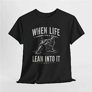 Lean Into It T-Shirt | Funny Sportbike Rider Gift Tee