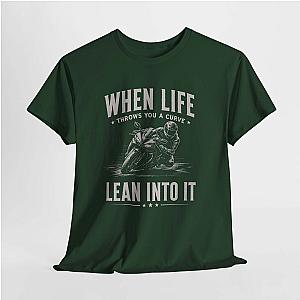 Lean Into It T-Shirt | Funny Sportbike Rider Gift Tee