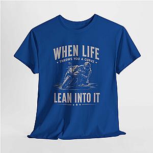 Lean Into It T-Shirt | Funny Sportbike Rider Gift Tee