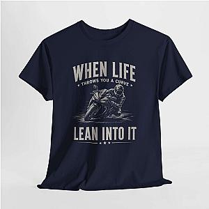 Lean Into It T-Shirt | Funny Sportbike Rider Gift Tee