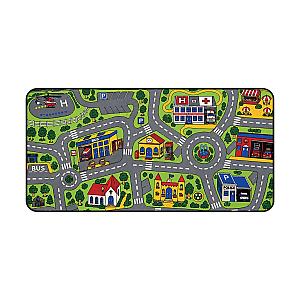 City Carpet Desk Mat | Retro 90s Gaming Mouse Pad