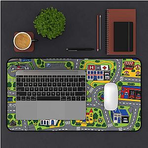 City Carpet Desk Mat | Retro 90s Gaming Mouse Pad