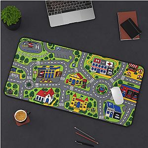 City Carpet Desk Mat | Retro 90s Gaming Mouse Pad