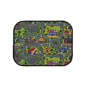 City Carpet Car Floor Mats | Retro 90s Road Map Set
