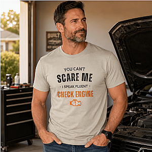 Funny Check Engine T-Shirt | Sarcastic Mechanic Gift Tee
