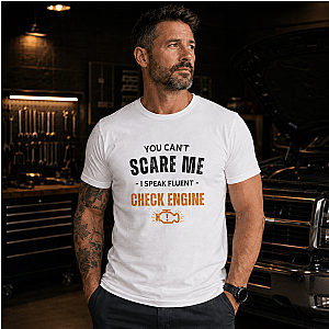 Funny Check Engine T-Shirt | Sarcastic Mechanic Gift Tee