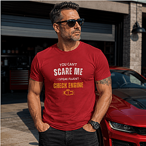 Funny Check Engine T-Shirt | Sarcastic Mechanic Gift Tee