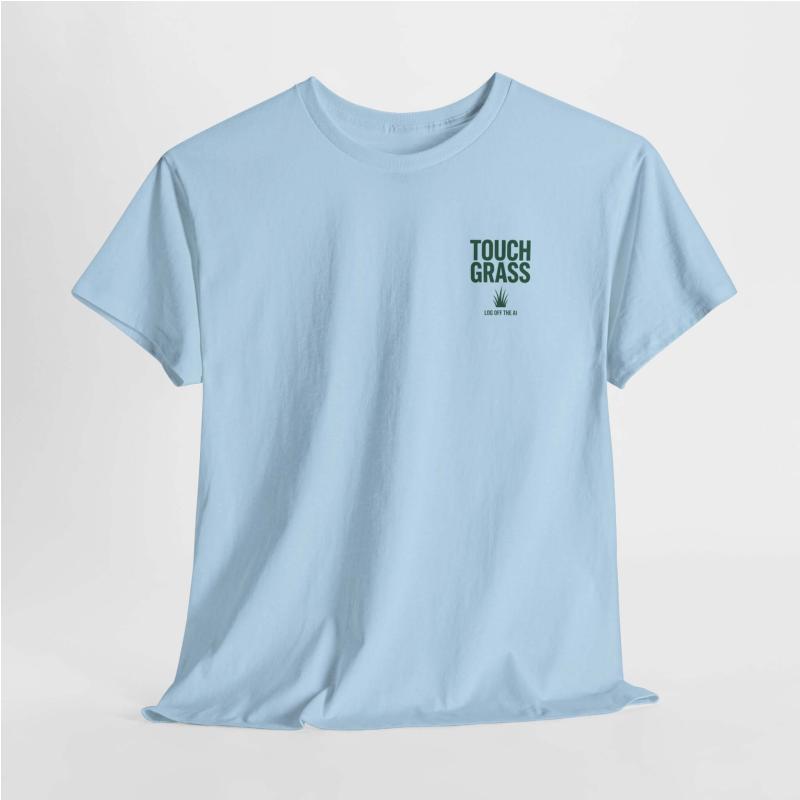 Touch Grass T-Shirt | Minimalist | Programmer Gift Tee