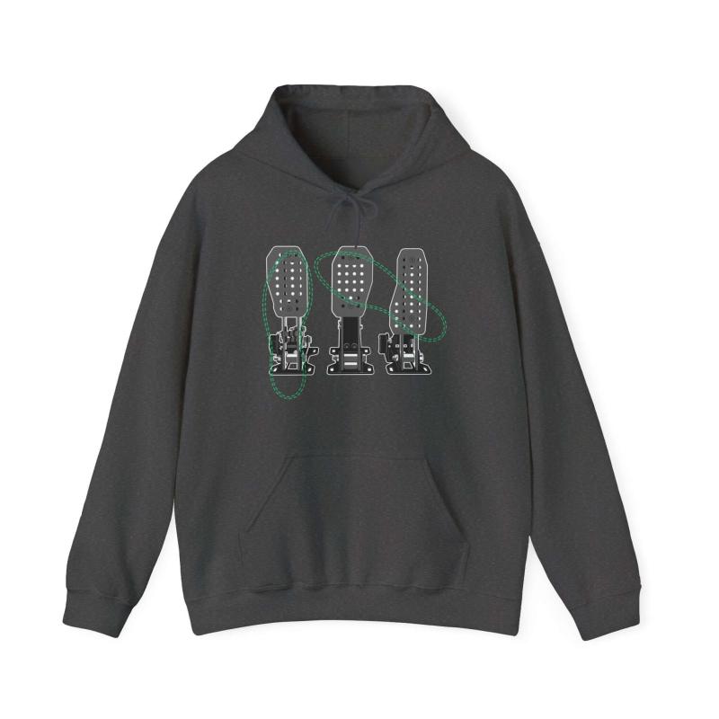 Racing Pedals Hoodie | Sim Racing Car Enthusiast Gift