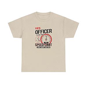 Yes Officer I Saw the Speed Limit T-Shirt | Funny Car Guy Gift