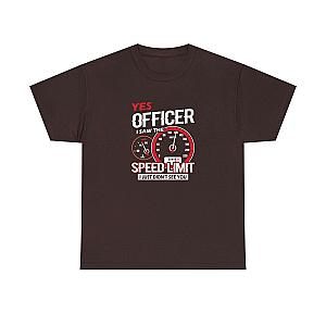 Yes Officer I Saw the Speed Limit T-Shirt | Funny Car Guy Gift