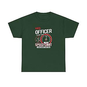Yes Officer I Saw the Speed Limit T-Shirt | Funny Car Guy Gift