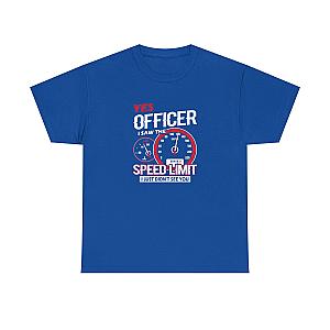 Yes Officer I Saw the Speed Limit T-Shirt | Funny Car Guy Gift