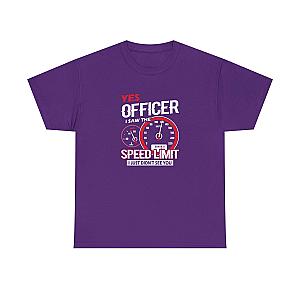 Yes Officer I Saw the Speed Limit T-Shirt | Funny Car Guy Gift