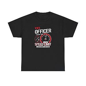 Yes Officer I Saw the Speed Limit T-Shirt | Funny Car Guy Gift