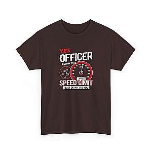Yes Officer I Saw the Speed Limit T-Shirt | Funny Car Guy Gift
