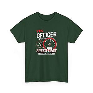 Yes Officer I Saw the Speed Limit T-Shirt | Funny Car Guy Gift