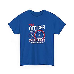 Yes Officer I Saw the Speed Limit T-Shirt | Funny Car Guy Gift
