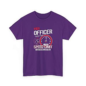 Yes Officer I Saw the Speed Limit T-Shirt | Funny Car Guy Gift