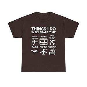 Things I Do in My Spare Time Aviation T-Shirt | Funny Pilot Gift